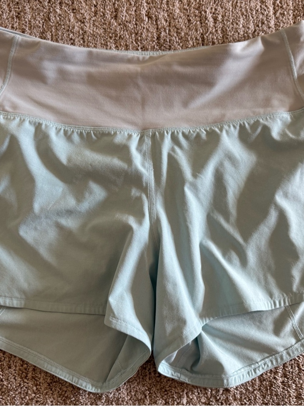 lululemon athletica Speed Up High-Rise Shorts - Long (4”) - Blue Glow